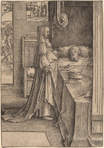 イゼベルとアハブ 作： Lucas van Leyden