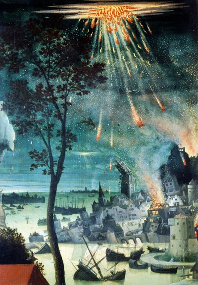 ロットとその娘たち」1520年頃 ルーカス・ファン・ライデン（1494-1533年頃）作 パネルに油彩 48x34cm 詳細 作： Lucas van Leyden