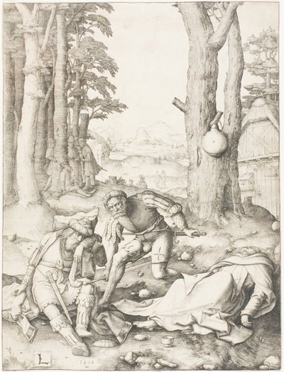 モハメッドとモンクセルギウス 作： Lucas van Leyden