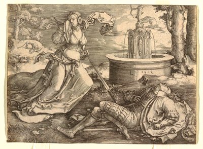 ピラモスとシスベ 作： Lucas van Leyden