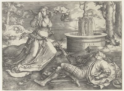 ピラモスとシスベ 作： Lucas van Leyden