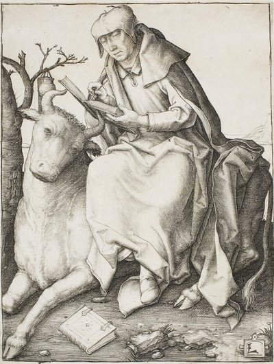 聖ルカ、1508年頃 作： Lucas van Leyden