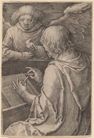 聖マタイ 作： Lucas van Leyden