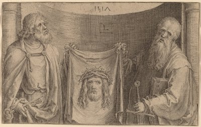 Vernicle と聖ペテロとパウロ 作： Lucas van Leyden