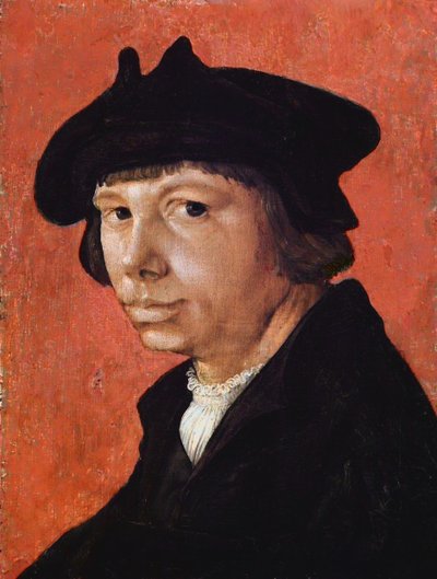 自画像 作： Lucas van Leyden