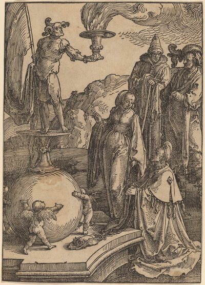 ソロモンの偶像礼拝 作： Lucas van Leyden