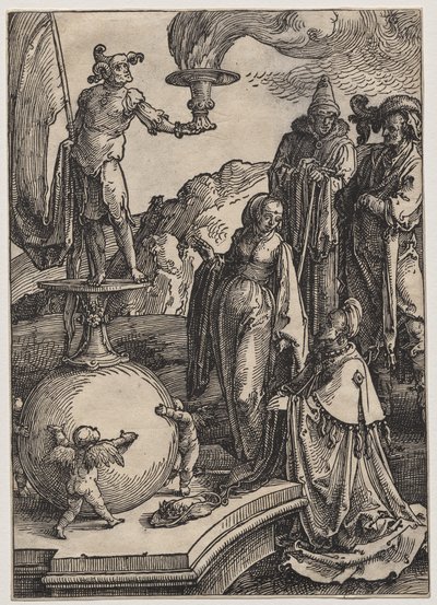 ソロモンの偶像礼拝 作： Lucas van Leyden