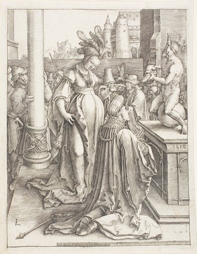ソロモンの偶像崇拝 作： Lucas van Leyden