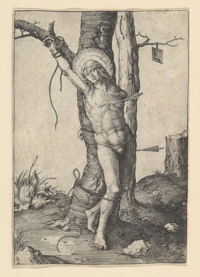 セントセバスチャン、ca。 1510。 作： Lucas van Leyden