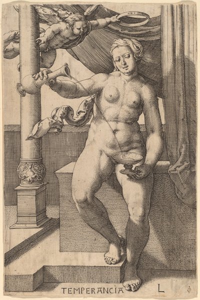 テンペランシア（テンペランス） 作： Lucas van Leyden