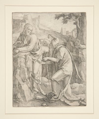 キリストの誘惑 作： Lucas van Leyden