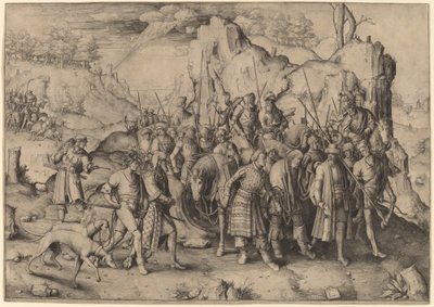 聖パウロの回心 作： Lucas van Leyden