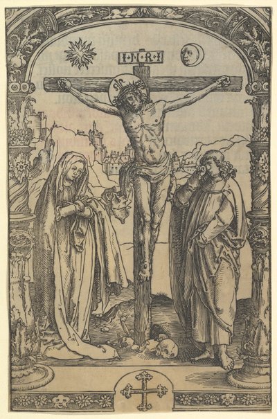 トライデントユトレヒトミッサール、ライデン、1514年、1512年頃に使用されたはりつけ。 作： Lucas van Leyden