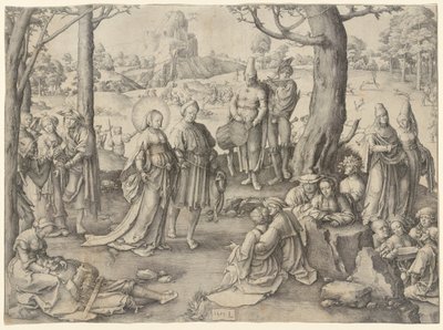 聖マグダラのマリアの踊り 作： Lucas van Leyden