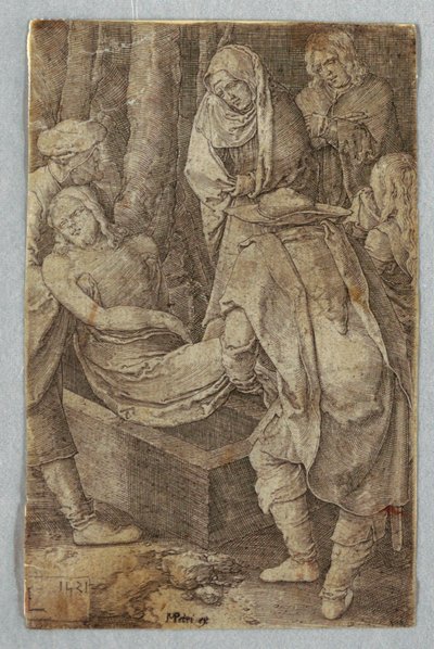 The Enombment (The Passion より) 作： Lucas van Leyden