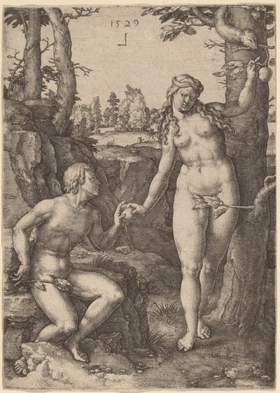 人間の堕落 作： Lucas van Leyden