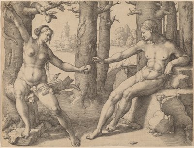 人間の堕落 作： Lucas van Leyden