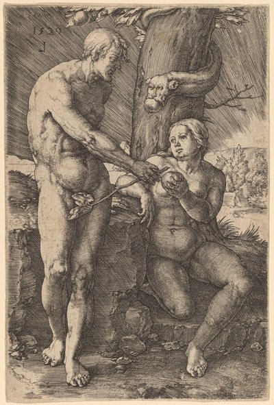 人間の堕落 作： Lucas van Leyden