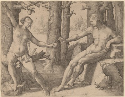 人間の堕落 作： Lucas van Leyden