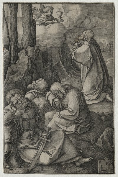 情熱：庭の苦悩 作： Lucas van Leyden