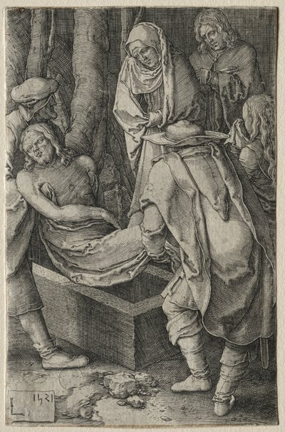 情熱：キリストの埋葬 作： Lucas van Leyden