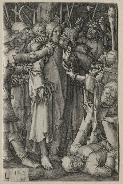 情熱：イエスの捕獲 作： Lucas van Leyden