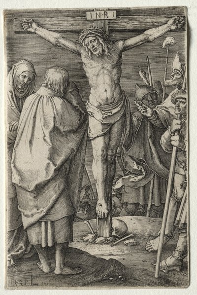 情熱：はりつけ、1521年。 作： Lucas van Leyden