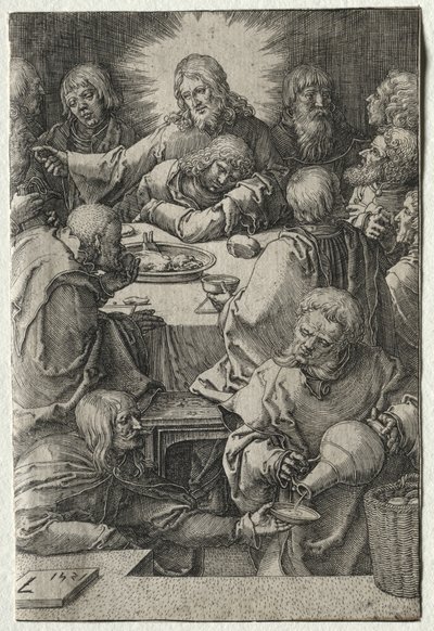 情熱：最後の晩餐 作： Lucas van Leyden