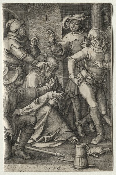 情熱：キリストの嘲笑 作： Lucas van Leyden