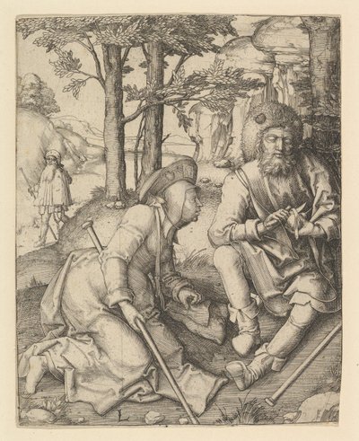 1508年頃の「巡礼者たち」。 作： Lucas van Leyden