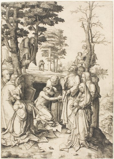 ラザロの復活 作： Lucas van Leyden