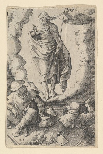 復活、1521年。 作： Lucas van Leyden