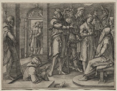 ヨセフの物語：ヨセフは自分の夢をヤコブに解き明かす 作： Lucas van Leyden
