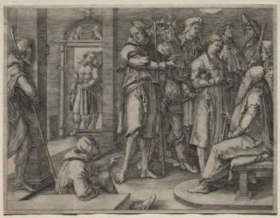 ジョセフの物語：ジョセフはジェイコブへの彼の夢を解釈します、1512。 作： Lucas van Leyden