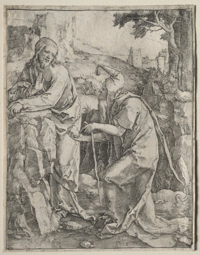 キリストの誘惑 作： Lucas van Leyden
