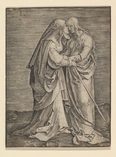 ビジテーション、ca。 1516。 作： Lucas van Leyden