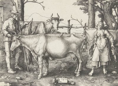 牛乳を注ぐ女 作： Lucas van Leyden