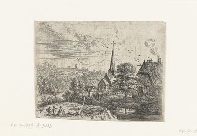 川沿いの村 小さな風景（シリーズタイトル） 作： Lucas van Uden