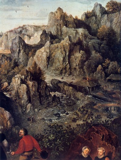 カントリーフィースト、詳細、1576。 作： Lucas van Valckenborch