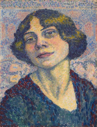 自画像、1905-10年頃（パネルに油彩） 作： Lucie Cousturier