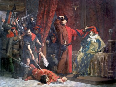 The Provost of Merchants ... and His Heir Apparent Charles」（1879年 作： Lucien Etienne Melingue