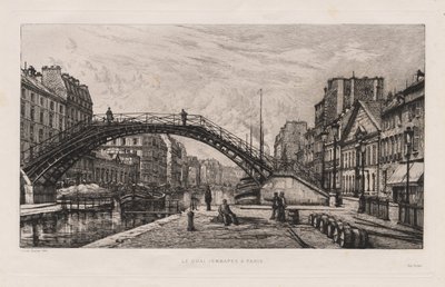 1881 年、パリのケ ジャンマプ。 作： Lucien Gautier