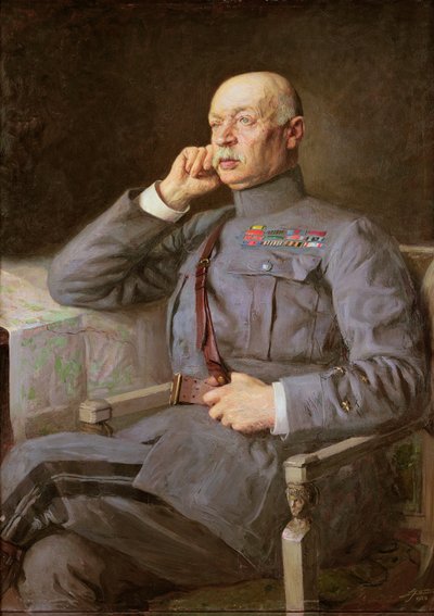 フランス元帥ファヨル・エミールの肖像 作： Lucien Hector Jonas