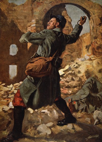 1915 年の擲弾兵 作： Lucien Hector Jonas