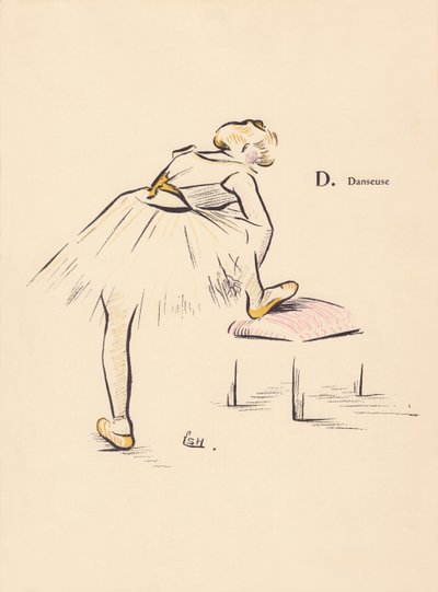 D.ダンサー 作： Lucien L. (active 1904) Henreaux