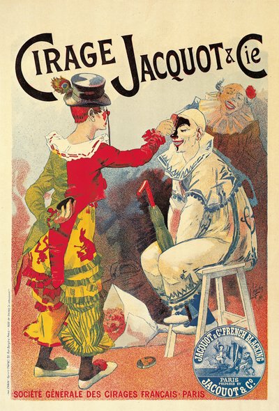 ポスター広告「Jacquot」シュークリーム (リソ色) 作： Lucien Lefevre