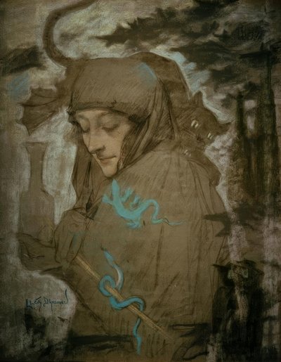 魔女 作： Lucien Levy-Dhurmer