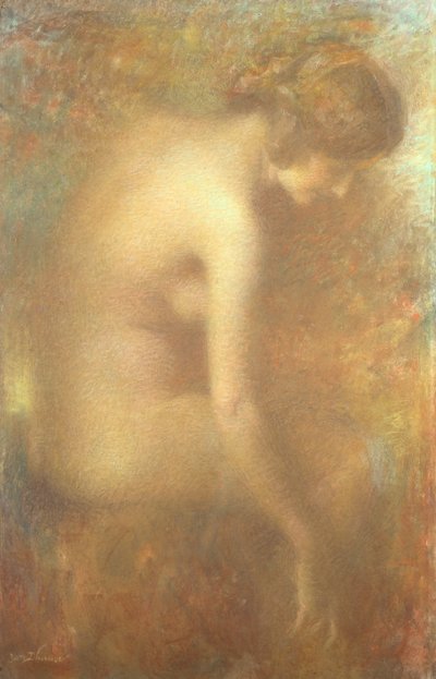 入浴者 作： Lucien Levy Dhurmer