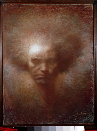 ルートヴィヒ・ヴァン・ベートーヴェン（1770-1827）の肖像 作： Lucien Levy Dhurmer