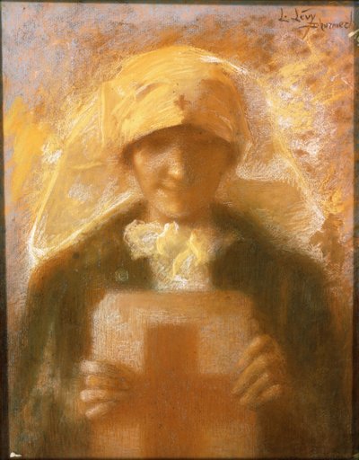 若い看護婦の肖像 作： Lucien Levy Dhurmer